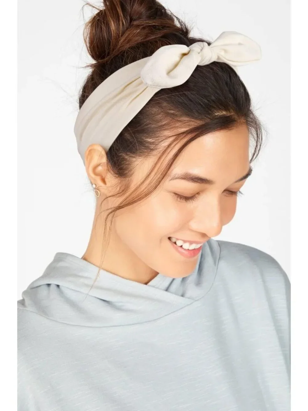 12 Pack Cute Bow Headbands for Women - Elastic Hair Bands, Knotted Turban